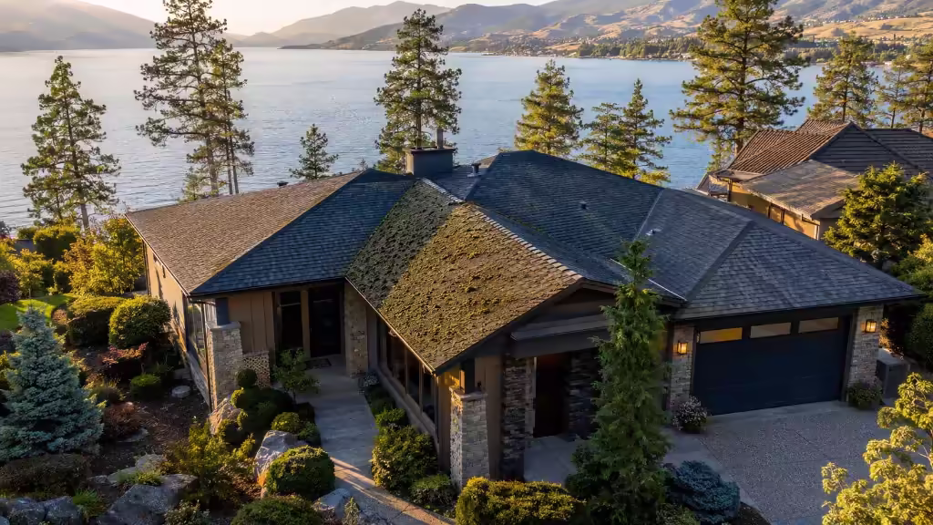 Moss on Your Roof in Kelowna: Treat It, or Replace the Roof?
