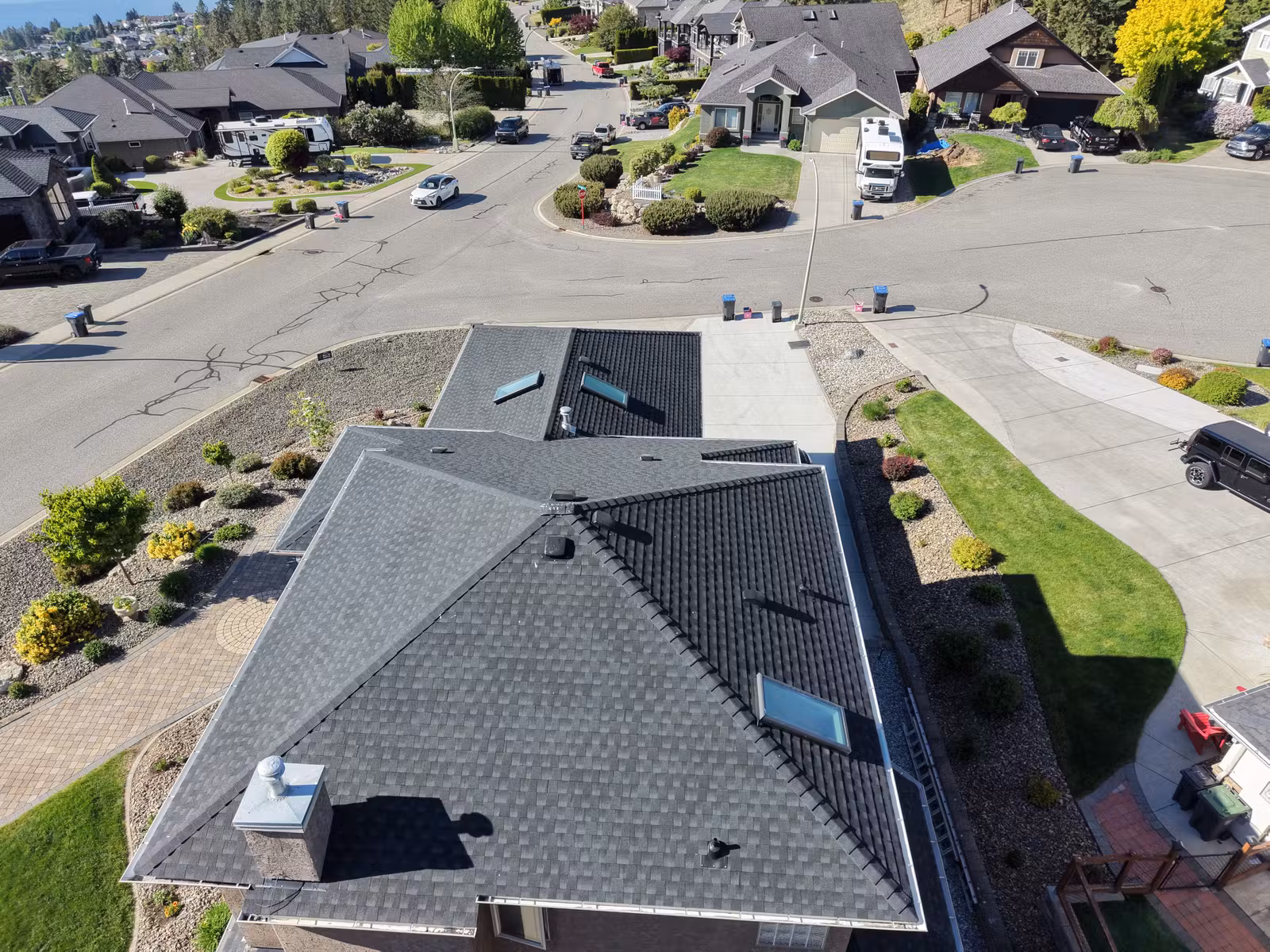 Lakeview Heights Roof Replacement with Skylights